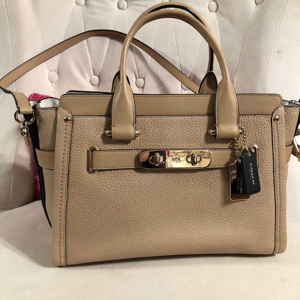 Coach leather bag